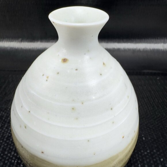 Vintage Otagiri OMC Japan Pottery Bud Vase Speckled Glaze Vase Vessel VTG - Picture 7 of 10